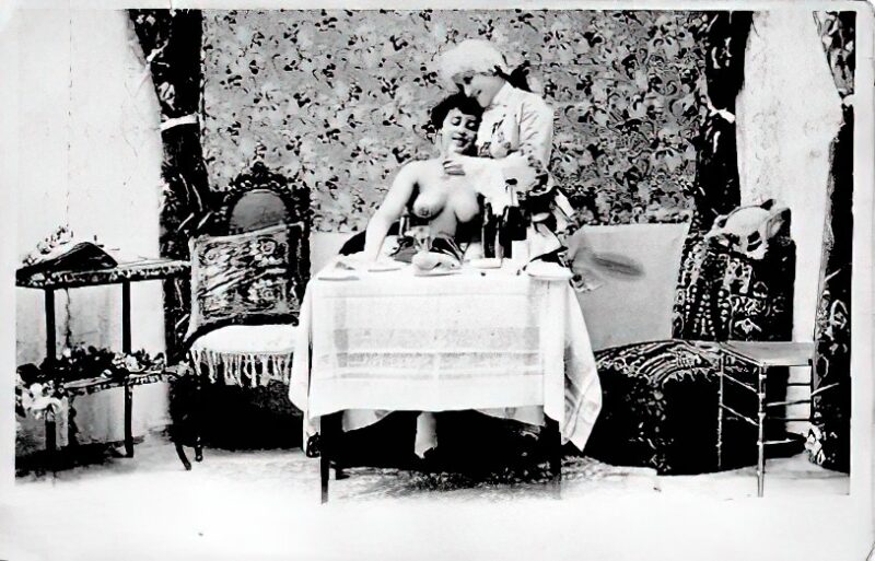 Volume 3 of Black and White Photo of Naked / Nude Women and Girls in the Vintage Era