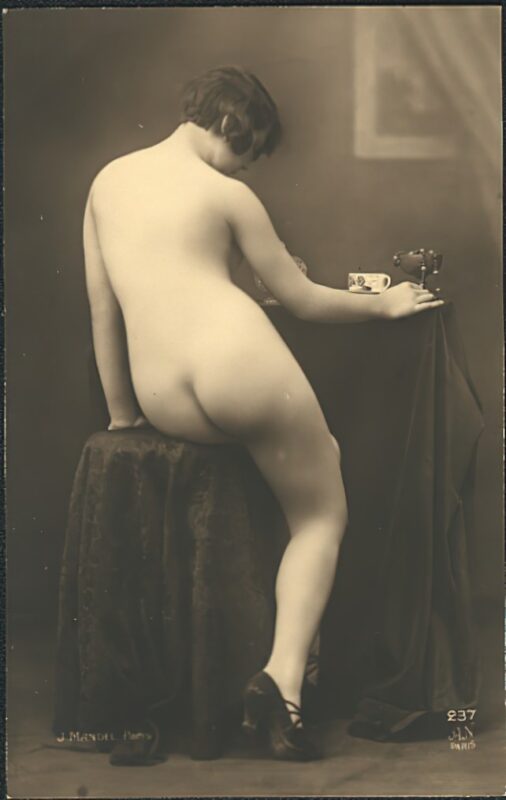 Volume 3 of Black and White Photo of Naked / Nude Women and Girls in the Vintage Era