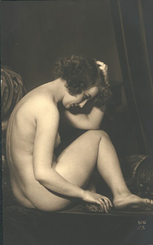 Volume 3 of Black and White Photo of Naked / Nude Women and Girls in the Vintage Era
