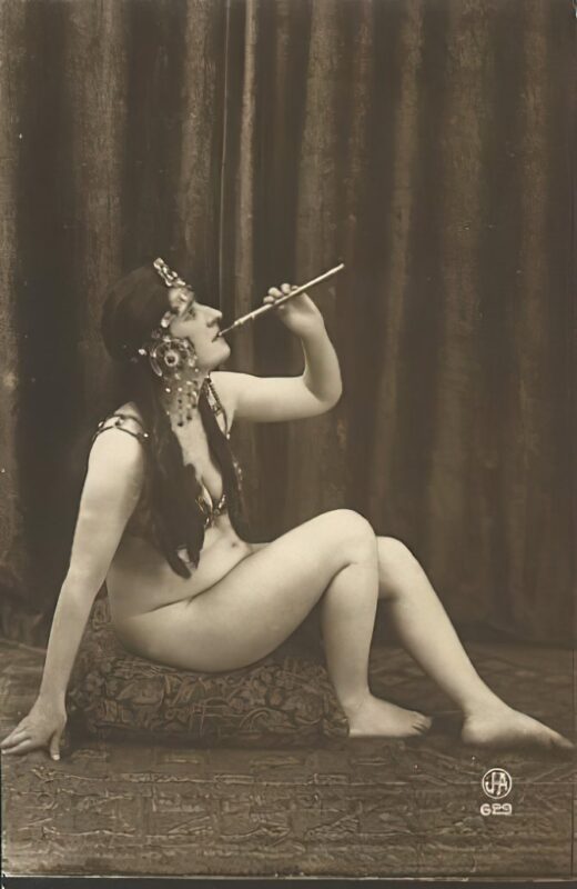 Volume 3 of Black and White Photo of Naked / Nude Women and Girls in the Vintage Era