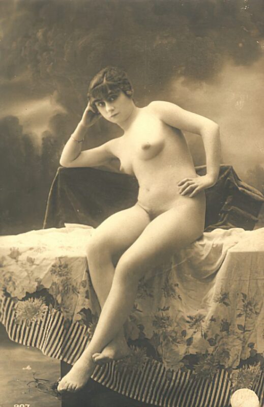 Volume 3 of Black and White Photo of Naked / Nude Women and Girls in the Vintage Era