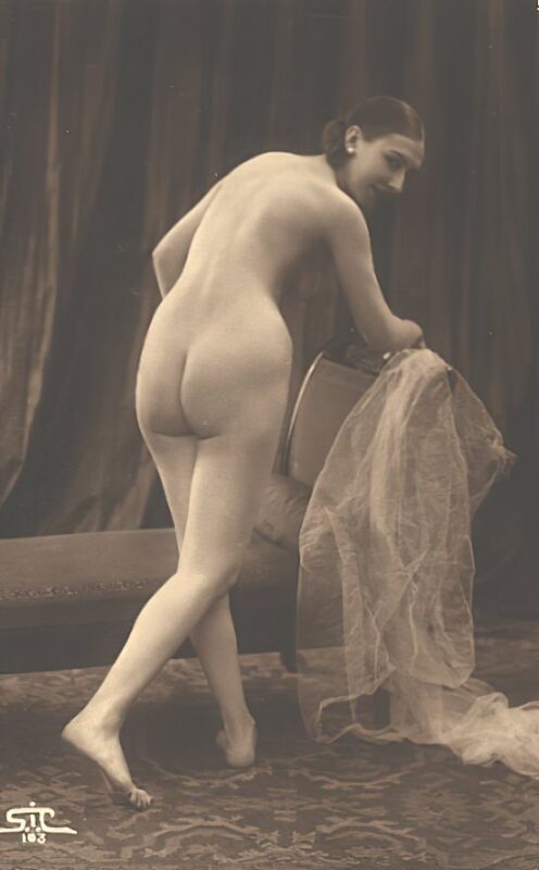 Volume 3 of Black and White Photo of Naked / Nude Women and Girls in the Vintage Era