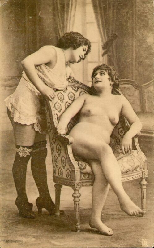 Volume 3 of Black and White Photo of Naked / Nude Women and Girls in the Vintage Era