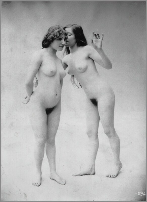 Volume 3 of Black and White Photo of Naked / Nude Women and Girls in the Vintage Era