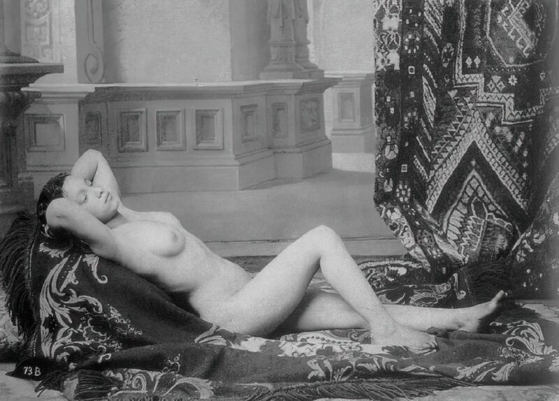 Volume 3 of Black and White Photo of Naked / Nude Women and Girls in the Vintage Era