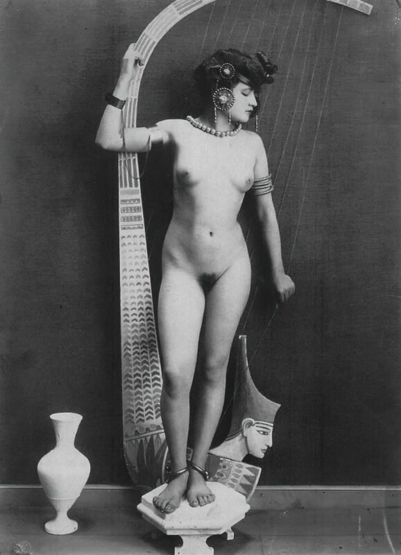 Volume 3 of Black and White Photo of Naked / Nude Women and Girls in the Vintage Era