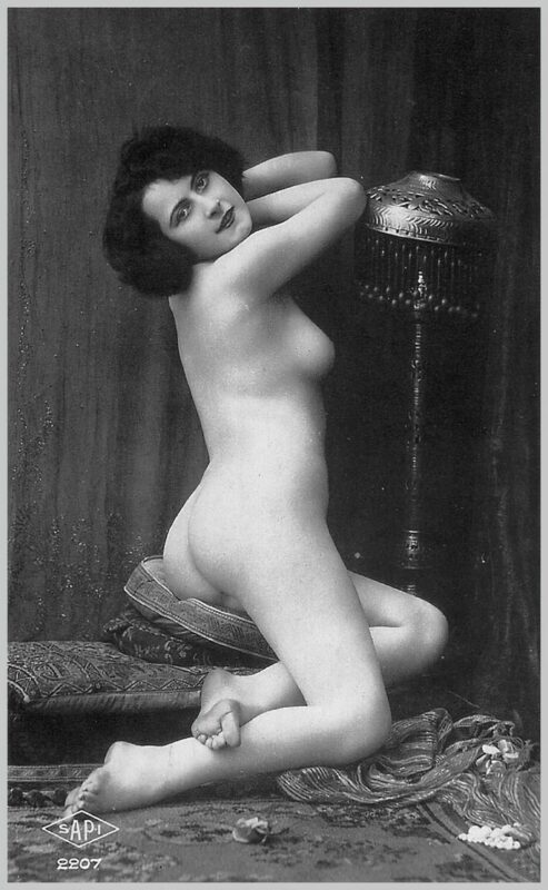 Volume 3 of Black and White Photo of Naked / Nude Women and Girls in the Vintage Era