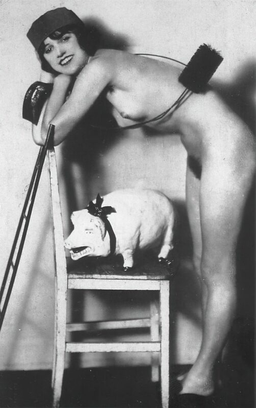 Volume 3 of Black and White Photo of Naked / Nude Women and Girls in the Vintage Era