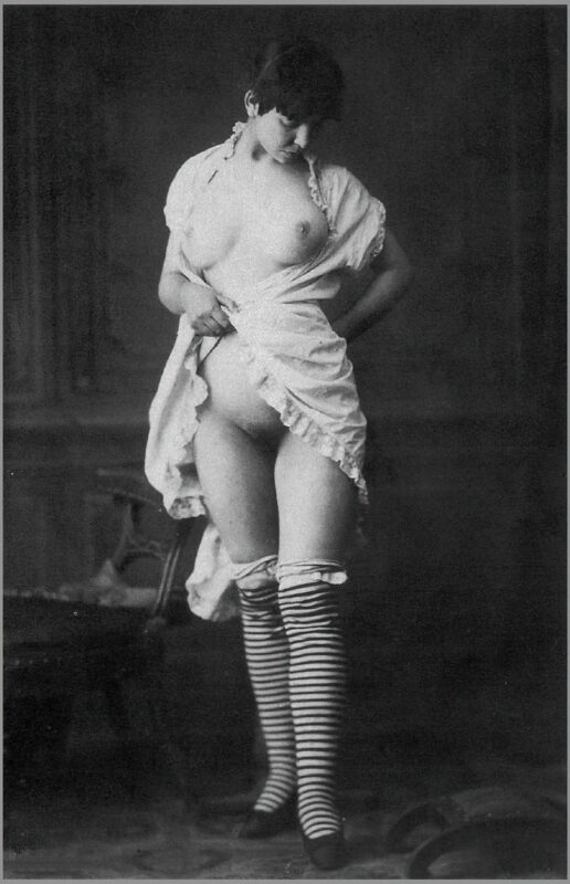 Volume 3 of Black and White Photo of Naked / Nude Women and Girls in the Vintage Era