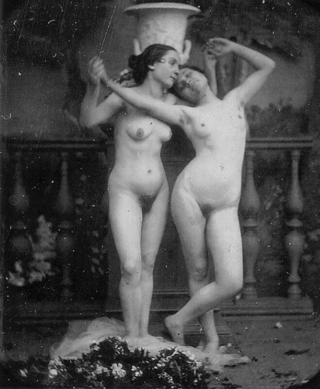 Volume 3 of Black and White Photo of Naked / Nude Women and Girls in the Vintage Era