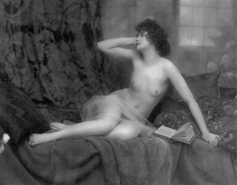 Volume 3 of Black and White Photo of Naked / Nude Women and Girls in the Vintage Era