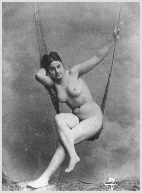 Volume 3 of Black and White Photo of Naked / Nude Women and Girls in the Vintage Era