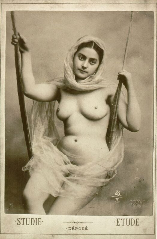 Volume 3 of Black and White Photo of Naked / Nude Women and Girls in the Vintage Era