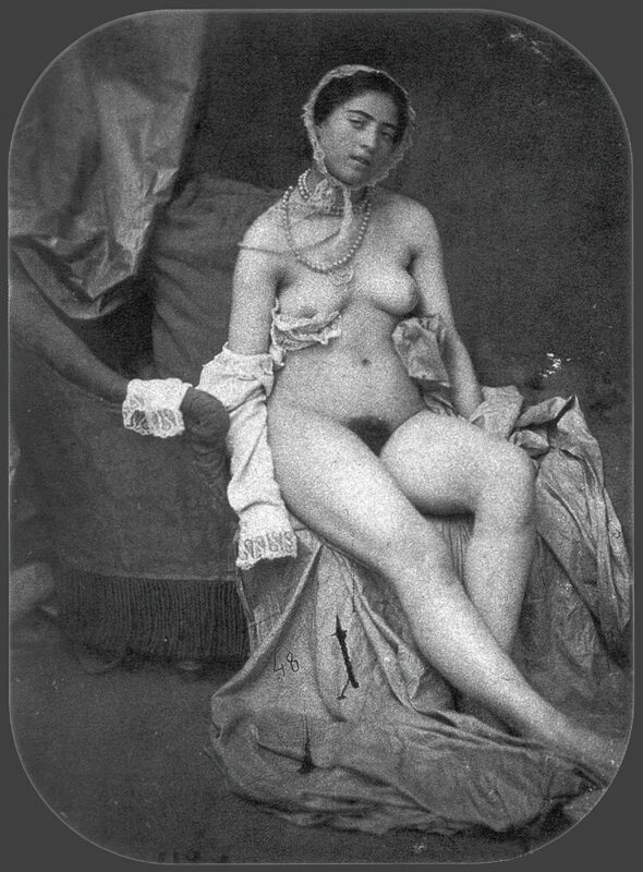 Volume 3 of Black and White Photo of Naked / Nude Women and Girls in the Vintage Era