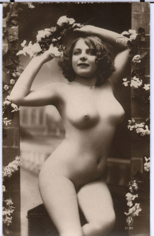 Volume 4 of Black and White Image of Naked / Nude Women and Girls in the Vintage Era