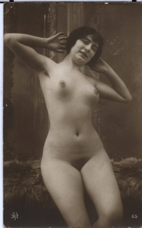 Volume 4 of Black and White Image of Naked / Nude Women and Girls in the Vintage Era