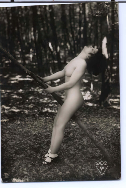 Volume 4 of Black and White Image of Naked / Nude Women and Girls in the Vintage Era