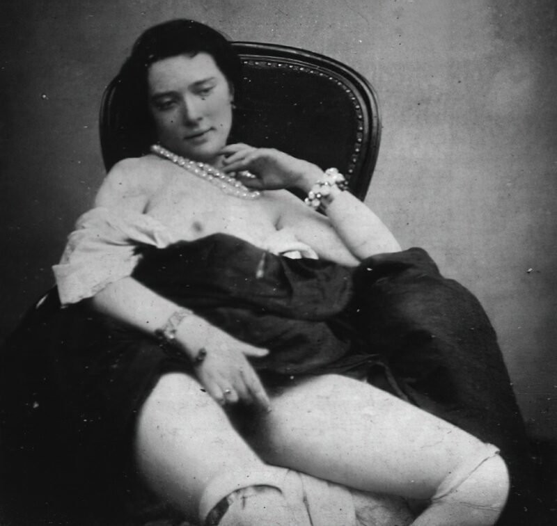 Volume 4 of Black and White Image of Naked / Nude Women and Girls in the Vintage Era