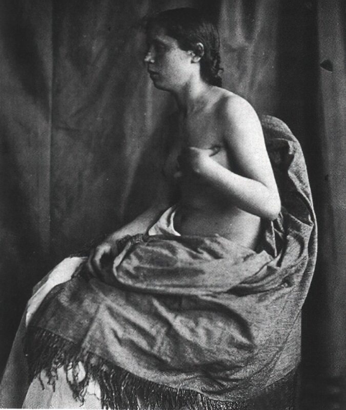 Volume 4 of Black and White Image of Naked / Nude Women and Girls in the Vintage Era