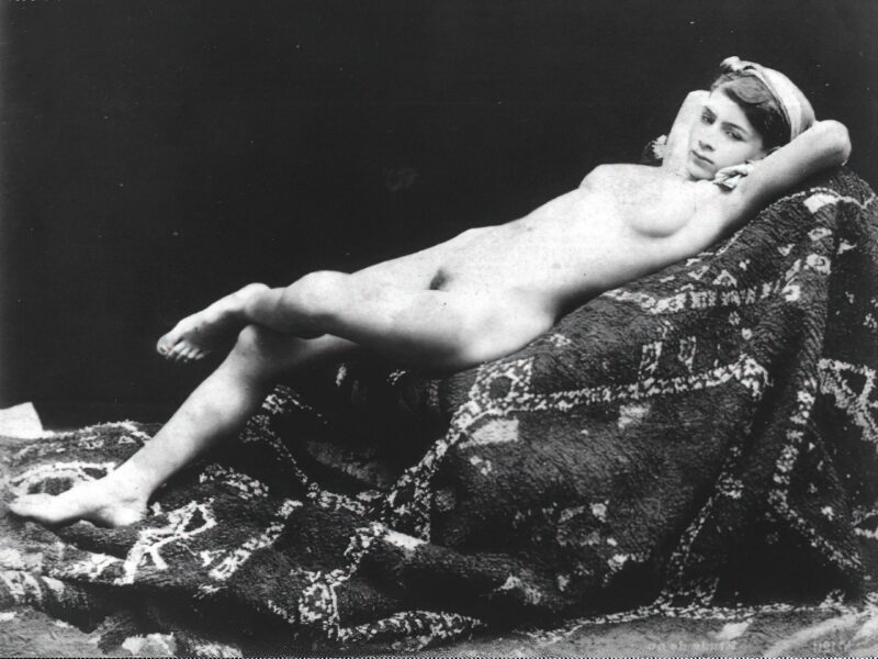 Volume 4 of Black and White Image of Naked / Nude Women and Girls in the Vintage Era