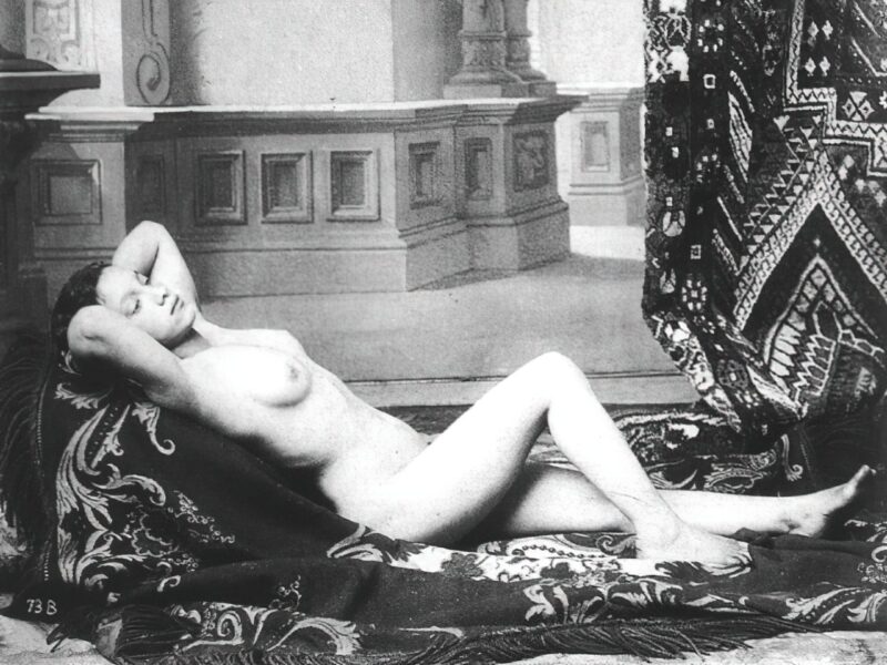 Volume 4 of Black and White Image of Naked / Nude Women and Girls in the Vintage Era