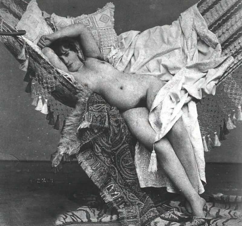Volume 4 of Black and White Image of Naked / Nude Women and Girls in the Vintage Era