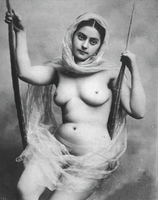 Volume 4 of Black and White Image of Naked / Nude Women and Girls in the Vintage Era