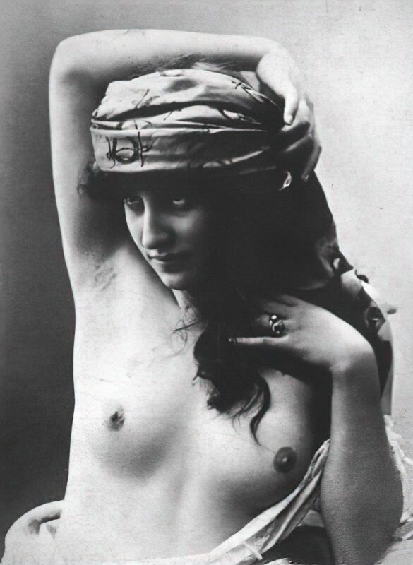 Volume 4 of Black and White Image of Naked / Nude Women and Girls in the Vintage Era