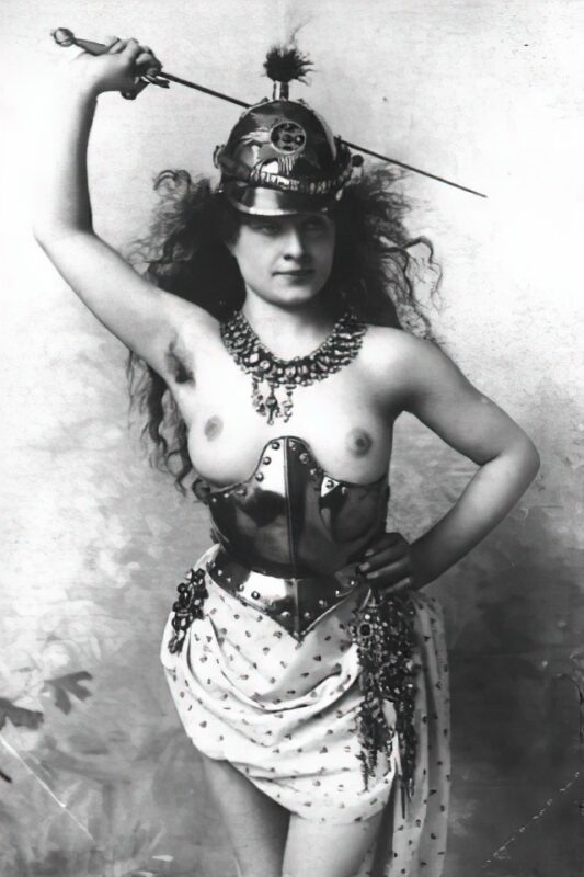Volume 4 of Black and White Image of Naked / Nude Women and Girls in the Vintage Era