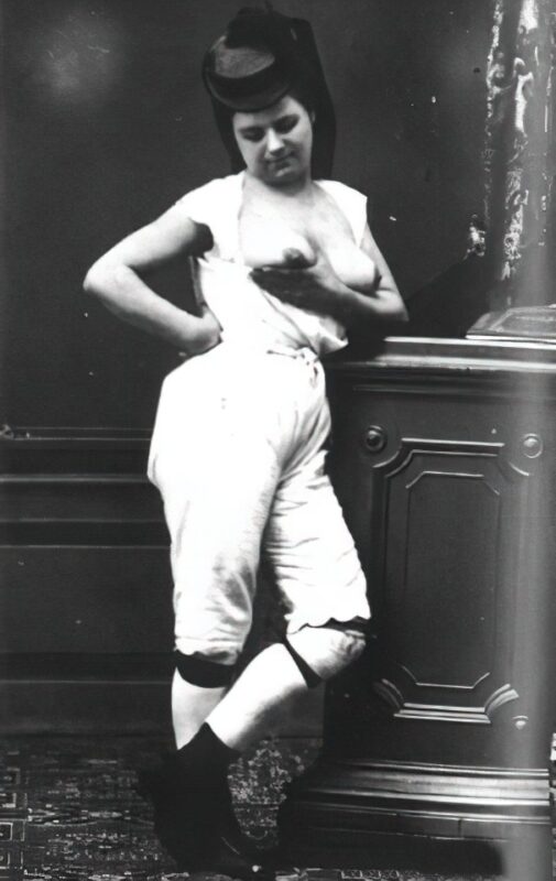 Volume 4 of Black and White Image of Naked / Nude Women and Girls in the Vintage Era