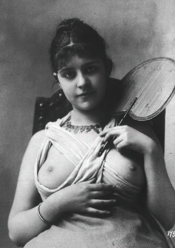 Volume 4 of Black and White Image of Naked / Nude Women and Girls in the Vintage Era