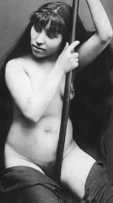 Volume 4 of Black and White Image of Naked / Nude Women and Girls in the Vintage Era
