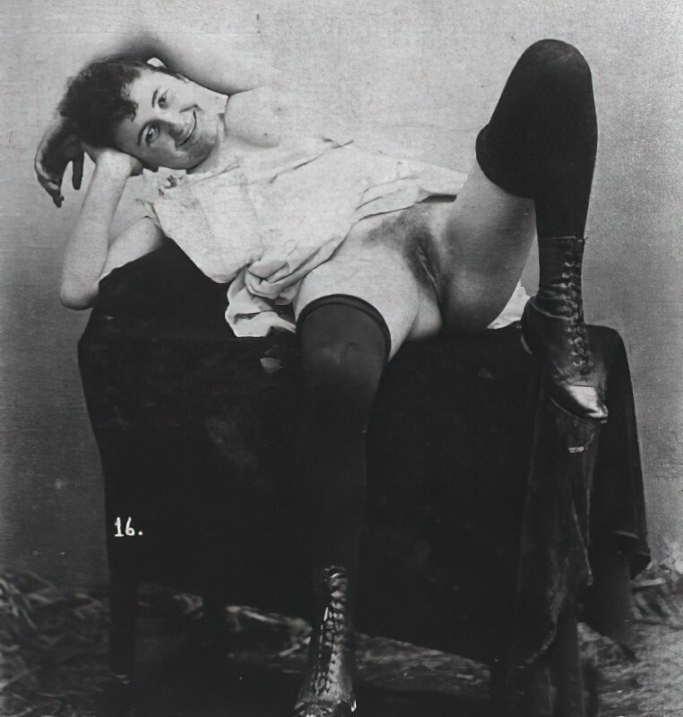 Volume 4 of Black and White Image of Naked / Nude Women and Girls in the Vintage Era