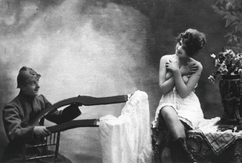 Volume 4 of Black and White Image of Naked / Nude Women and Girls in the Vintage Era