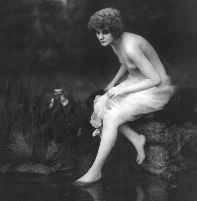 Volume 4 of Black and White Image of Naked / Nude Women and Girls in the Vintage Era