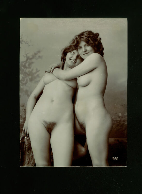 Volume 4 of Black and White Image of Naked / Nude Women and Girls in the Vintage Era