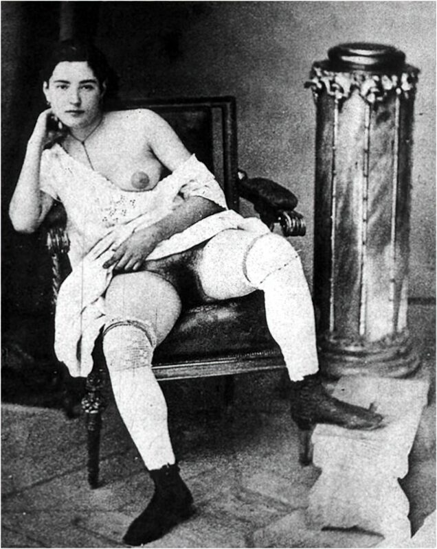 Volume 4 of Black and White Image of Naked / Nude Women and Girls in the Vintage Era