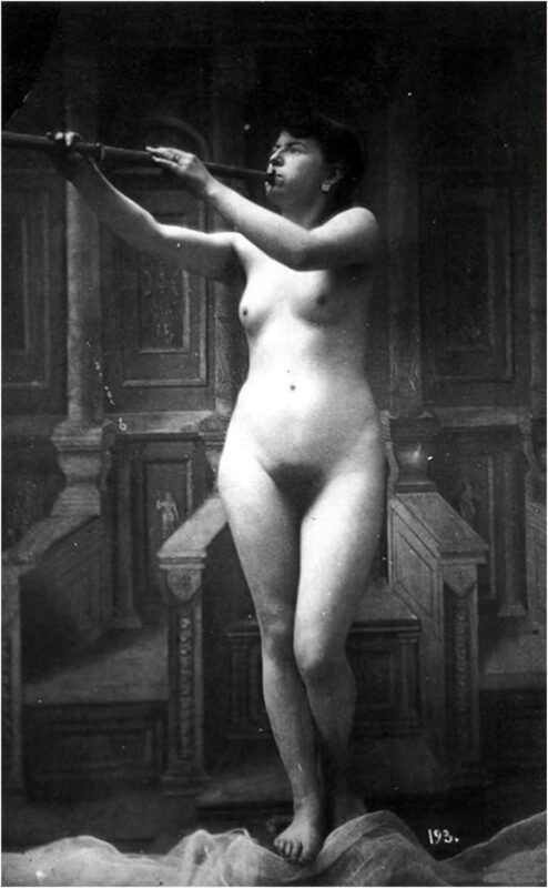 Volume 4 of Black and White Image of Naked / Nude Women and Girls in the Vintage Era
