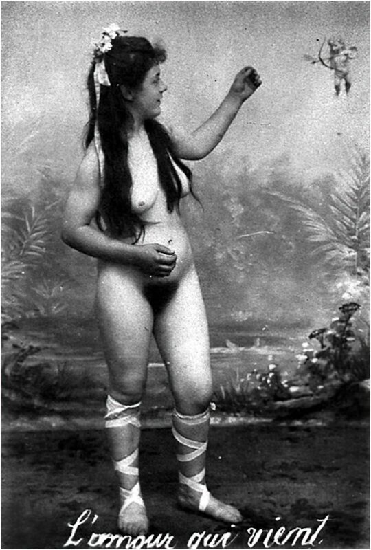 Volume 4 of Black and White Image of Naked / Nude Women and Girls in the Vintage Era