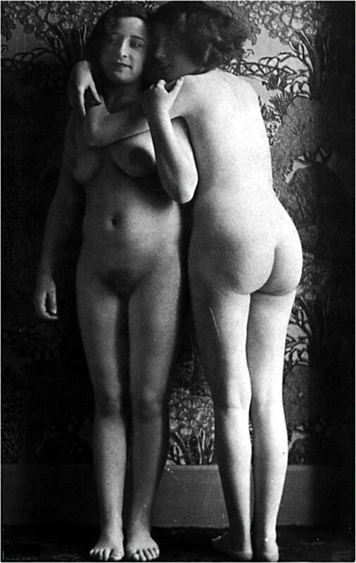 Volume 4 of Black and White Image of Naked / Nude Women and Girls in the Vintage Era