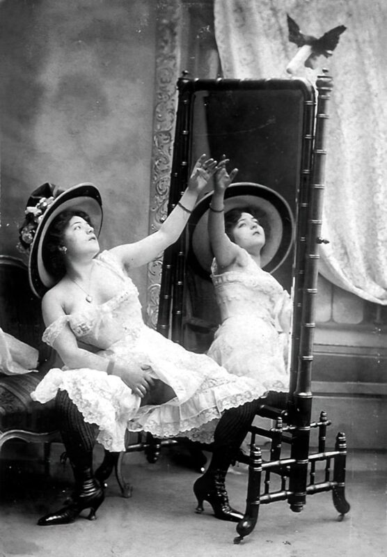 Volume 4 of Black and White Image of Naked / Nude Women and Girls in the Vintage Era