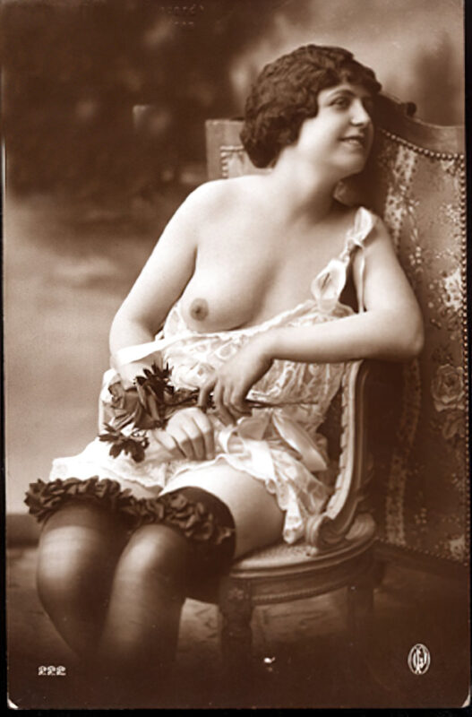 Volume 4 of Black and White Image of Naked / Nude Women and Girls in the Vintage Era