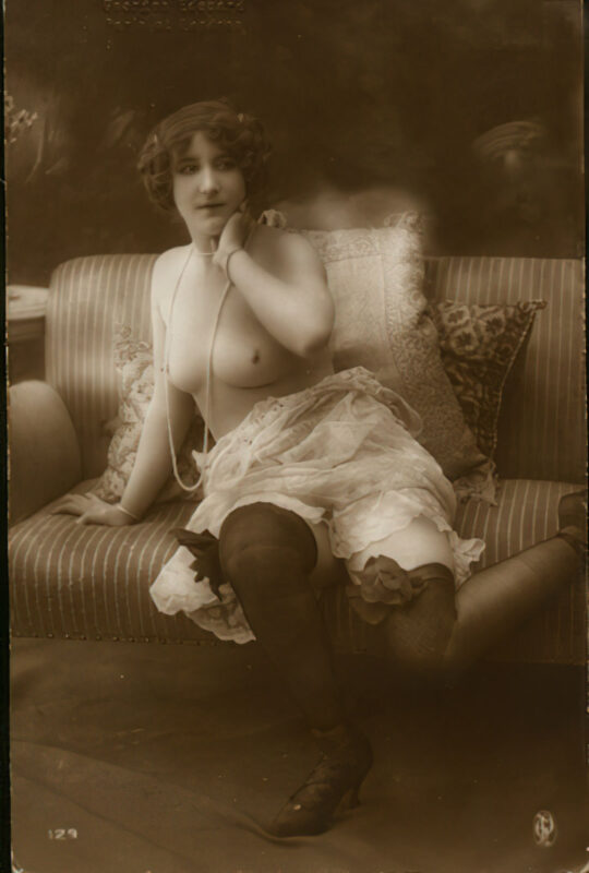 Volume 4 of Black and White Image of Naked / Nude Women and Girls in the Vintage Era