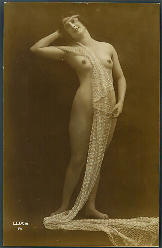Volume 4 of Black and White Image of Naked / Nude Women and Girls in the Vintage Era