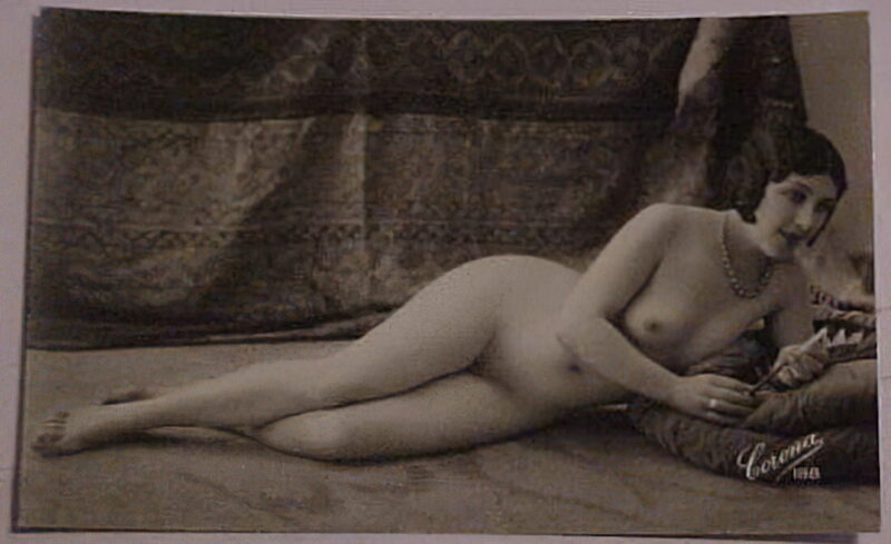 Volume 4 of Black and White Image of Naked / Nude Women and Girls in the Vintage Era