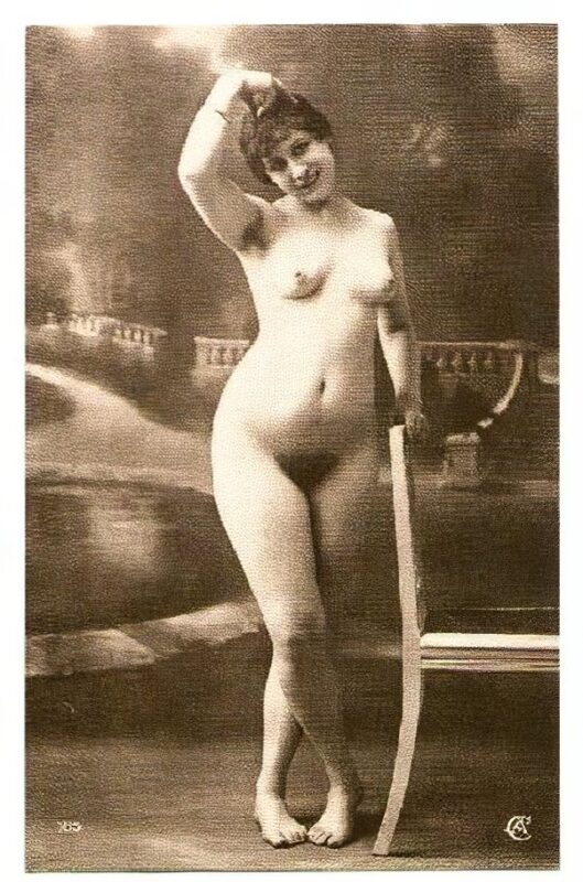 Volume 4 of Black and White Image of Naked / Nude Women and Girls in the Vintage Era