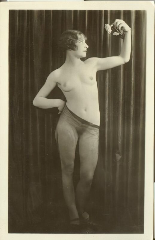 Volume 4 of Black and White Image of Naked / Nude Women and Girls in the Vintage Era