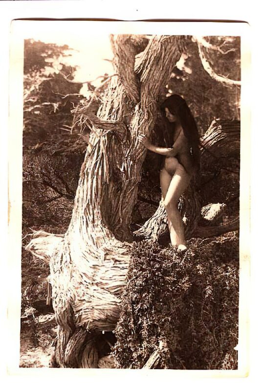 Volume 4 of Black and White Image of Naked / Nude Women and Girls in the Vintage Era