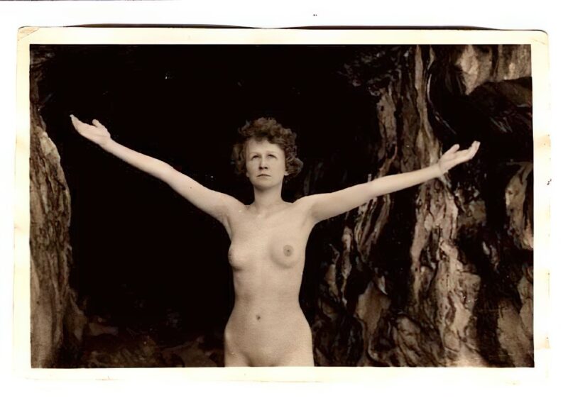 Volume 4 of Black and White Image of Naked / Nude Women and Girls in the Vintage Era