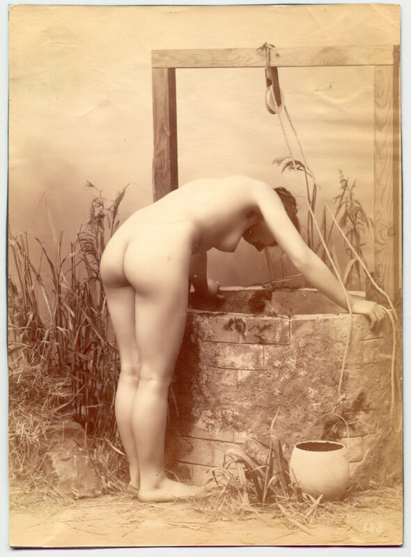 Volume 4 of Black and White Image of Naked / Nude Women and Girls in the Vintage Era